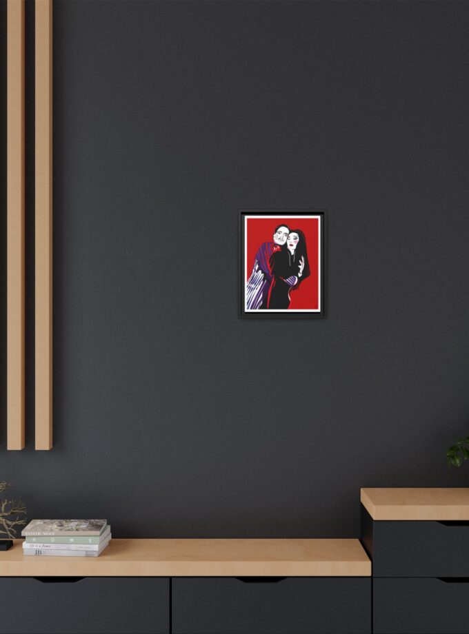 90' Bloody Halloween Canvas, Framed