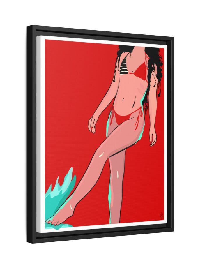 Budva Canvas, Framed