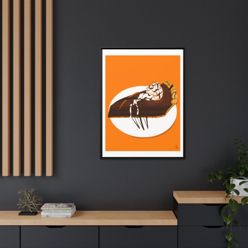 Chocolate Pie Canvas, Framed - Image 20