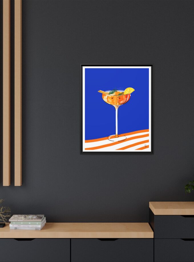 Apple Cider Canvas, Framed