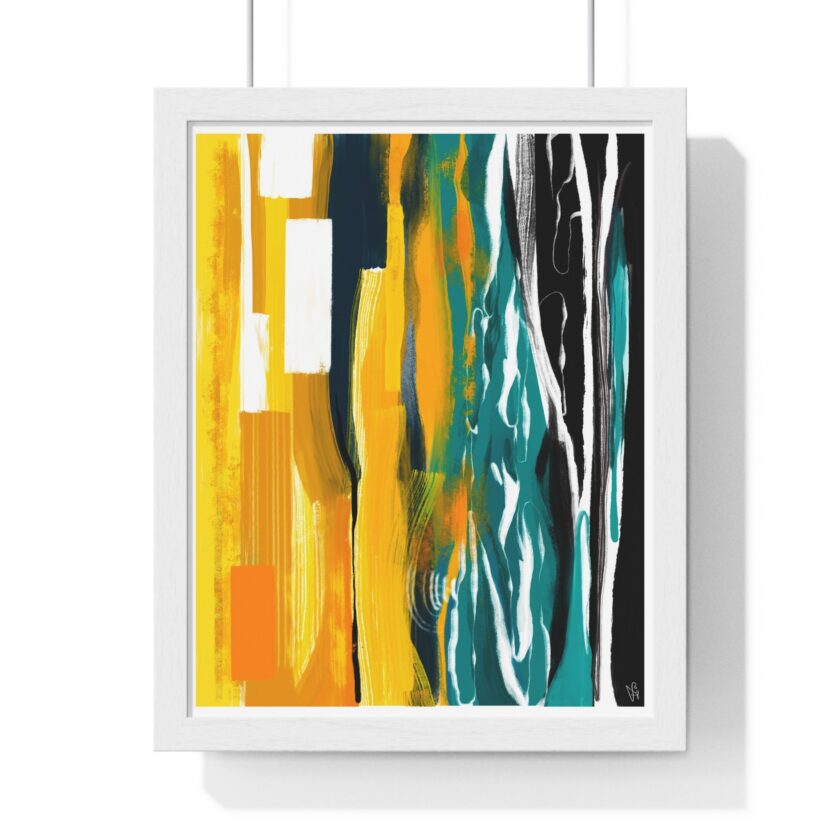 Midnight Swim Poster, Framed - Image 4