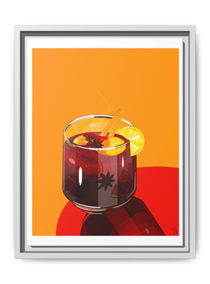 Mulled Wine Canvas, Framed