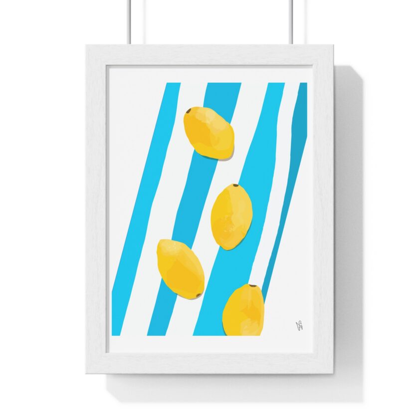 Lemon Water Poster, Framed - Image 16