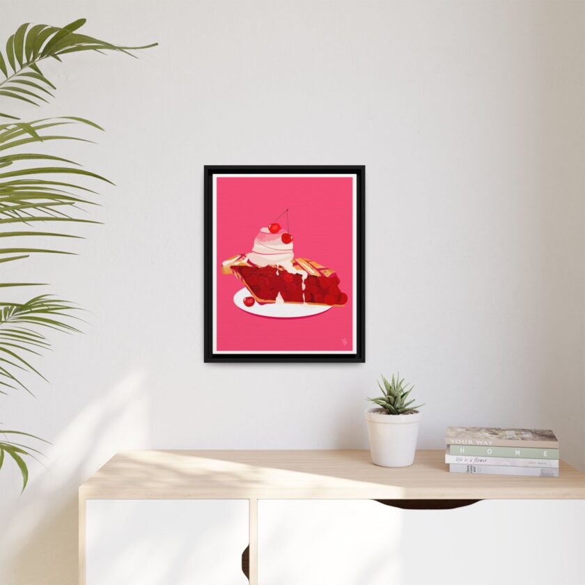 Cherry Pie Canvas, Framed - Image 11