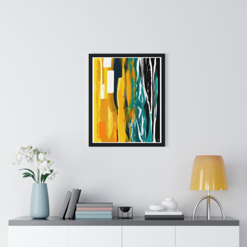 Midnight Swim Poster, Framed - Image 20