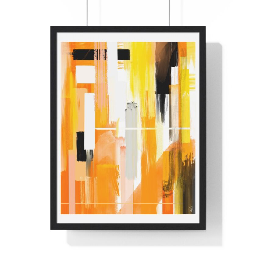Liquid Gold Poster, Framed - Image 7