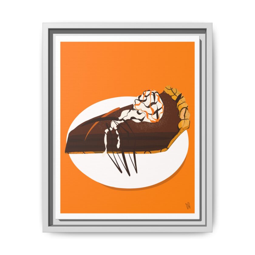 Chocolate Pie Canvas, Framed - Image 25