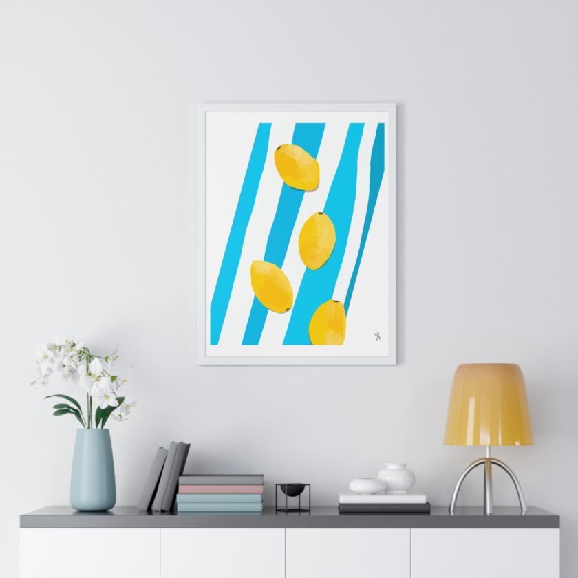 Lemon Water Poster, Framed - Image 11