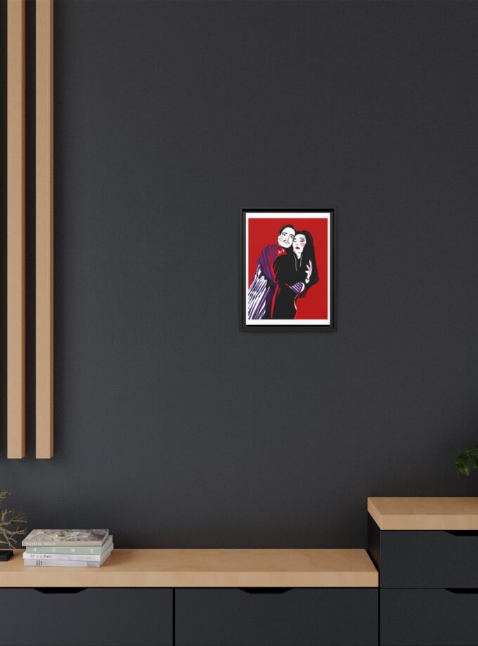 90' Bloody Halloween Canvas, Framed