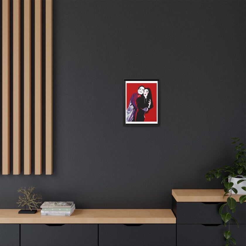 90' Bloody Halloween Canvas, Framed - Image 8