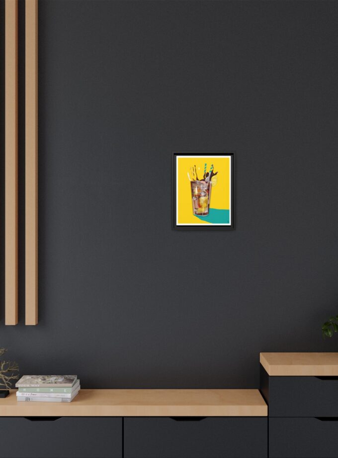 Splash Canvas, Framed