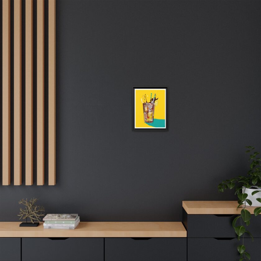 Splash Canvas, Framed - Image 4