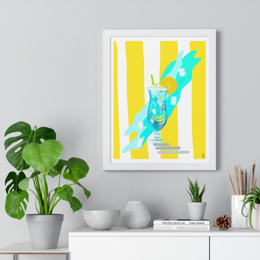 Blue Lagoon Poster, Framed - Image 5