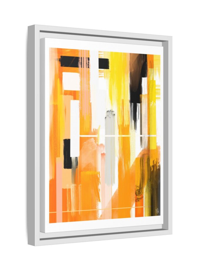 Liquid Gold Canvas, Framed