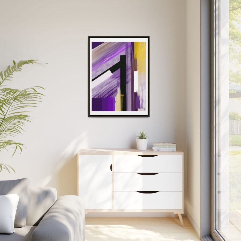 Lilac Canvas, Framed - Image 55