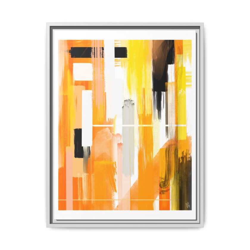 Liquid Gold Canvas, Framed - Image 49