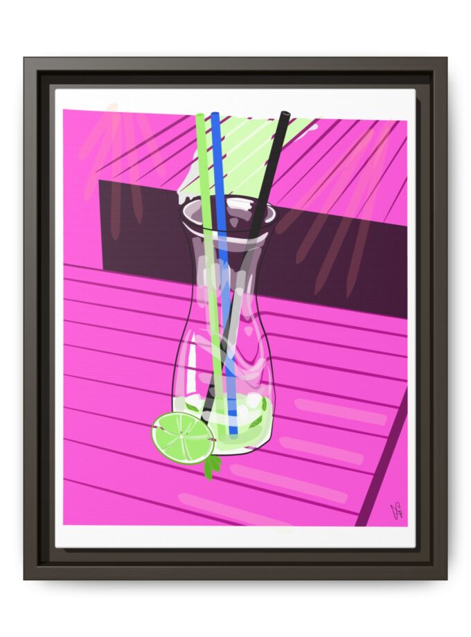 Mojito In Starigrad Canvas, Framed