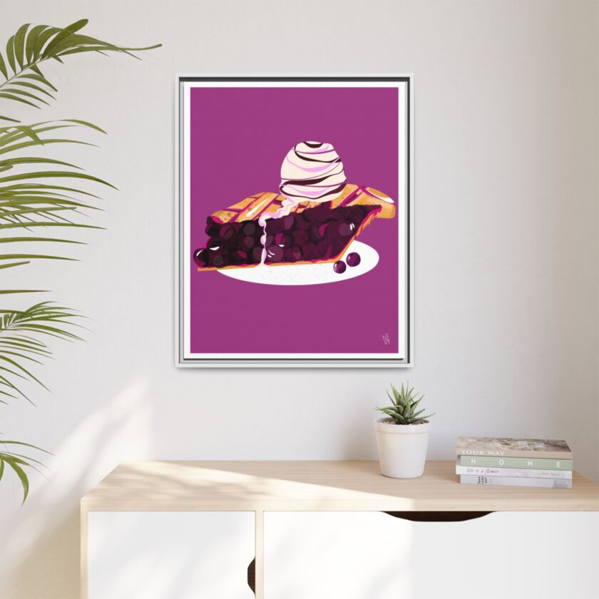 Blueberry Pie Canvas, Framed - Image 71
