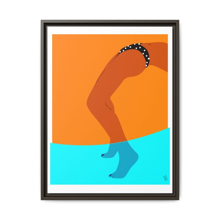 Pool Bridge Canvas, Framed - Image 45