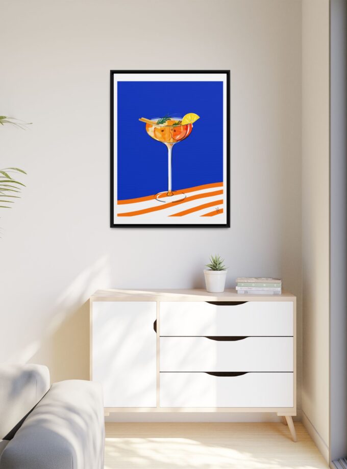 Apple Cider Canvas, Framed