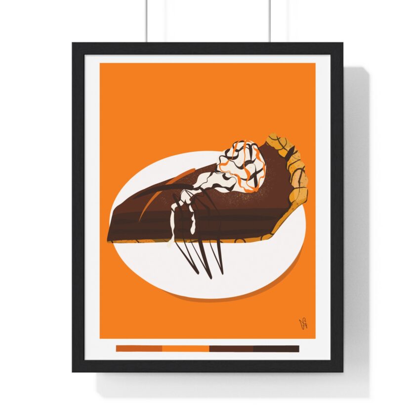 Chocolate Pie Poster, Framed - Image 19