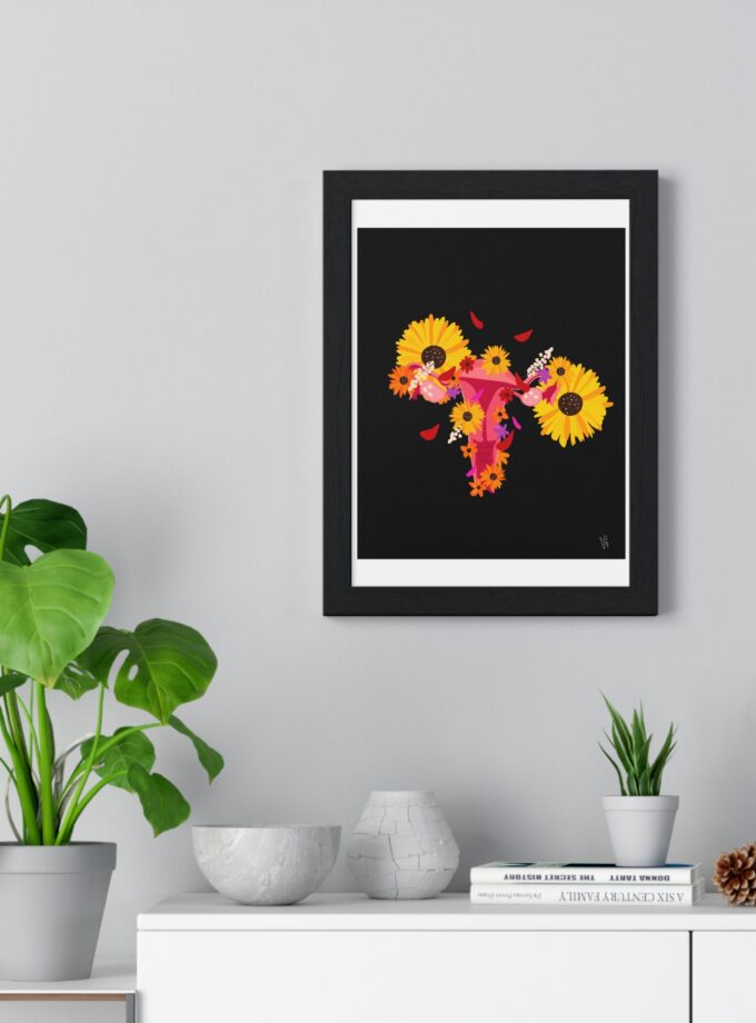 Nature Is Healing Poster, Framed