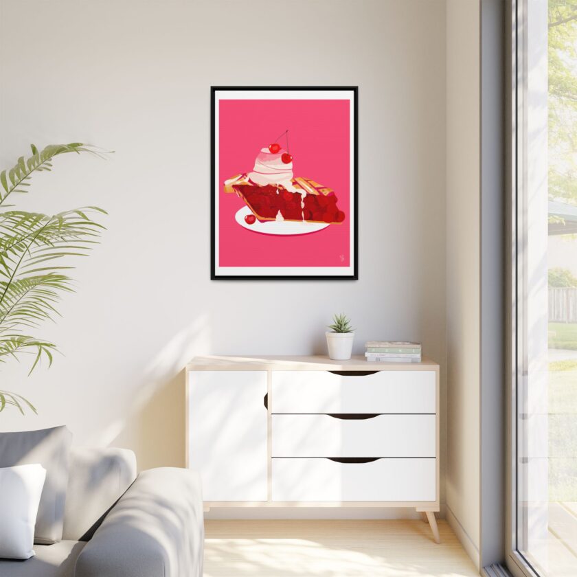 Cherry Pie Canvas, Framed - Image 19