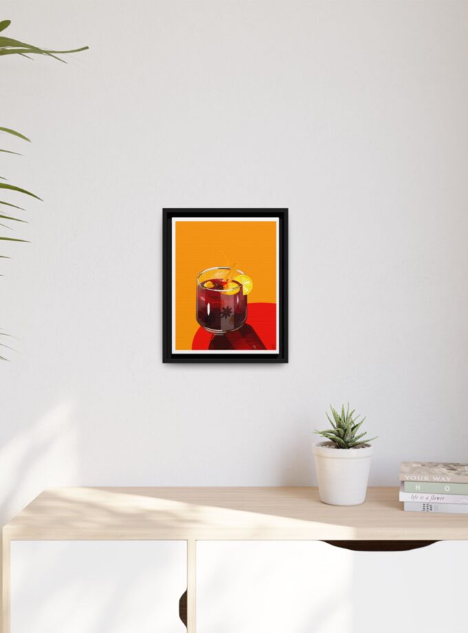 Mulled Wine Canvas, Framed