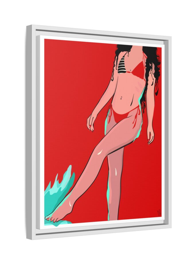 Budva Canvas, Framed