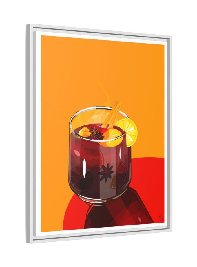 Mulled Wine Canvas, Framed