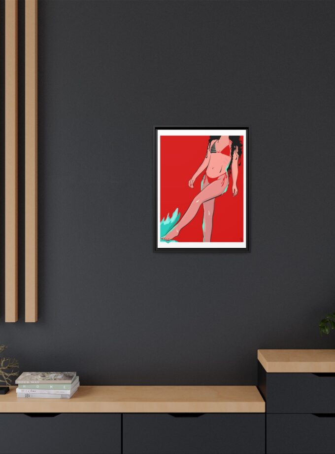 Budva Canvas, Framed