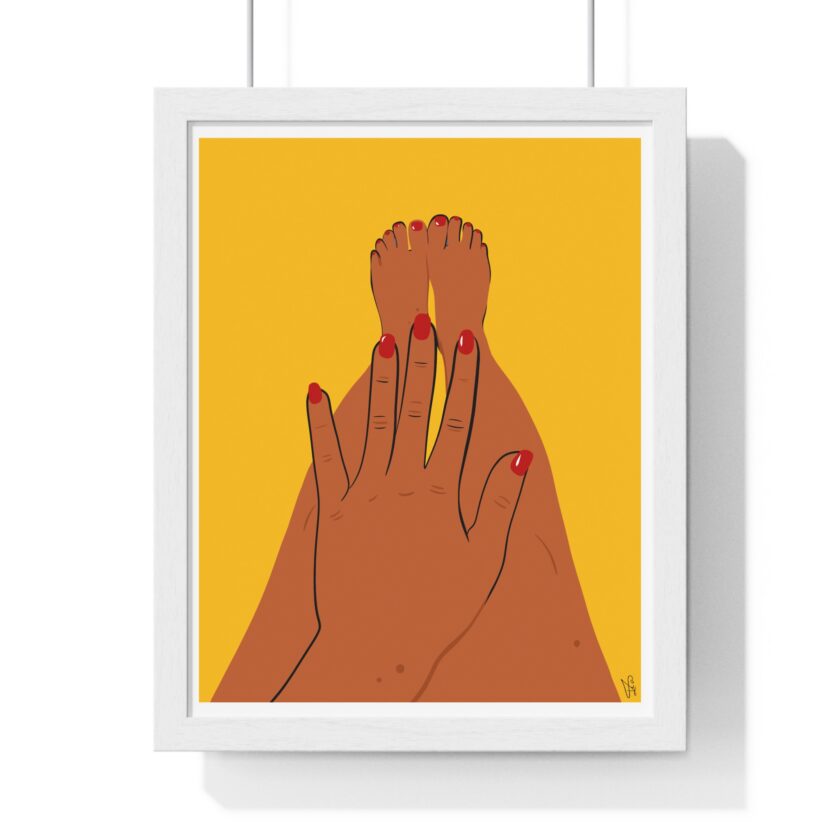 Sun Bath Poster, Framed - Image 4