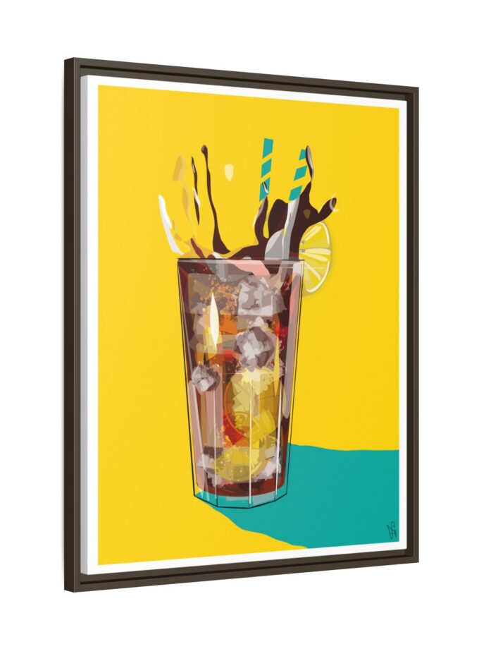 Splash Canvas, Framed