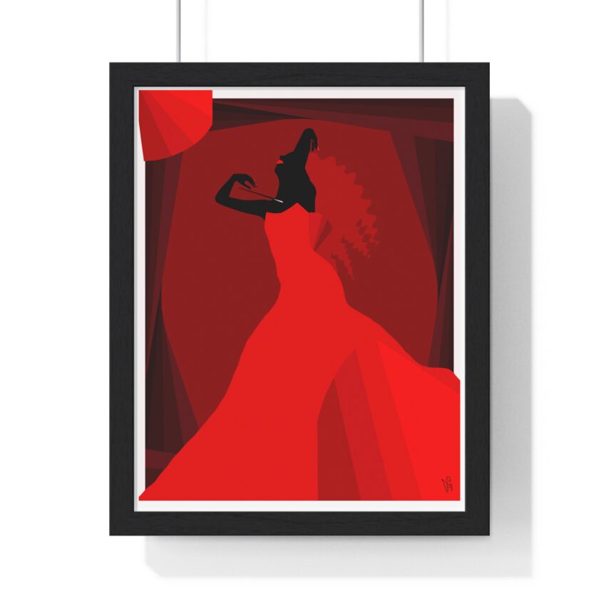 Teatrica Poster, Framed