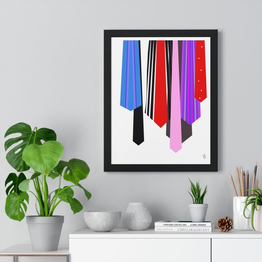 Ties Poster, Framed - Image 2
