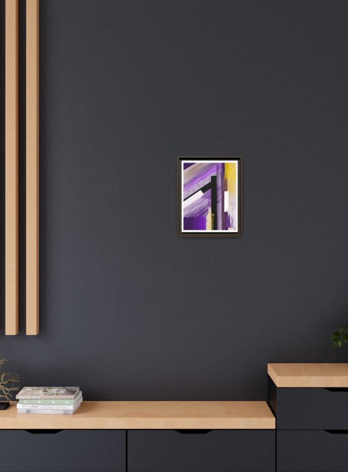 Lilac Canvas, Framed