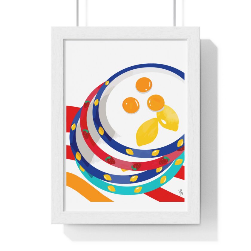 Three Yolks Poster, Framed - Image 16