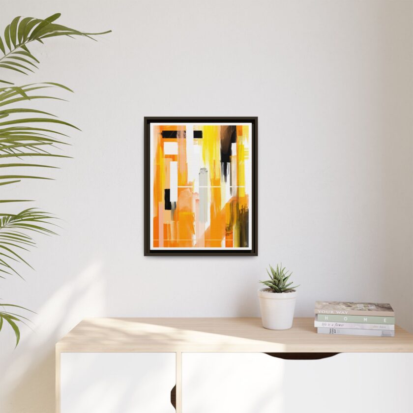 Liquid Gold Canvas, Framed - Image 39