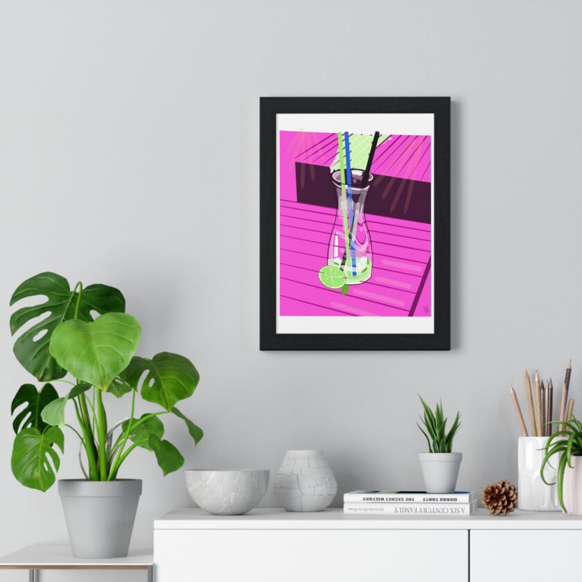 Mojito In Starigrad Poster, Framed - Image 14