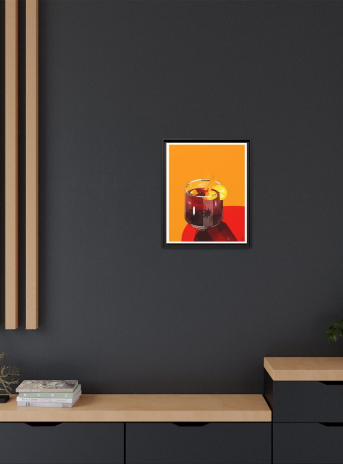 Mulled Wine Canvas, Framed