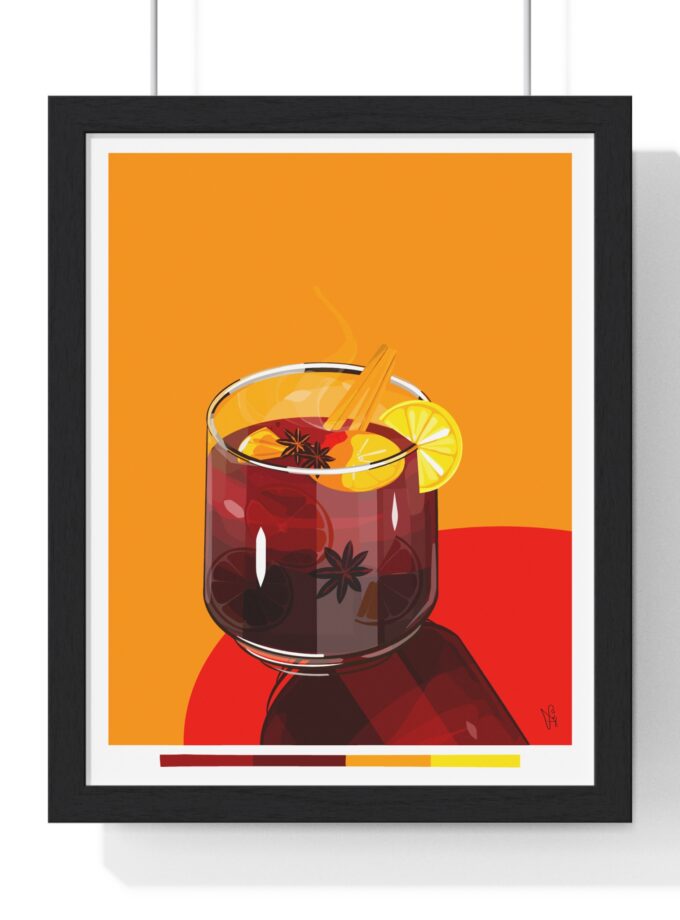 Mulled Wine Poster, Framed