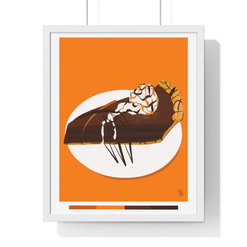 Chocolate Pie Poster, Framed - Image 22