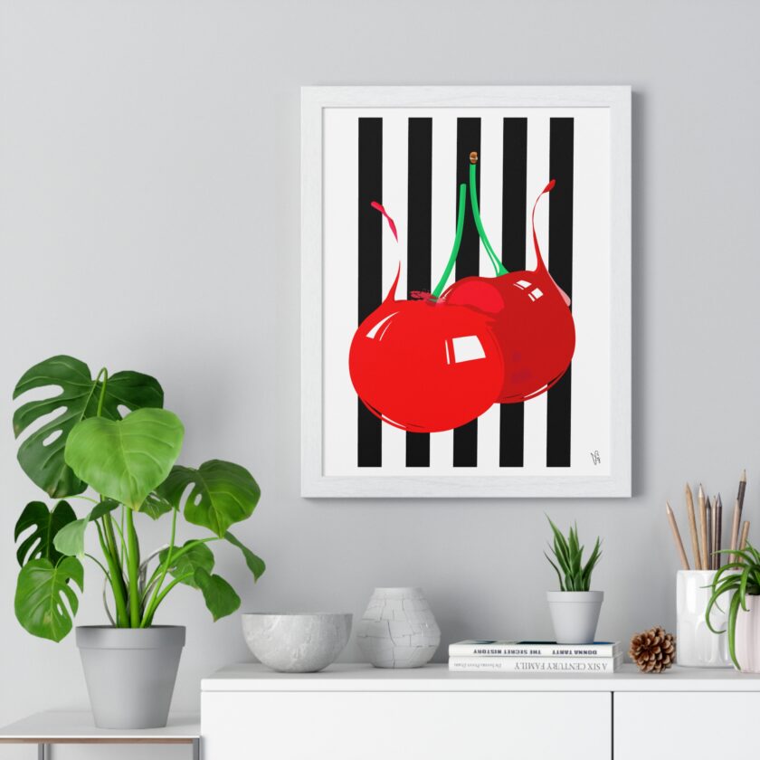 Cherries Poster, Framed - Image 5
