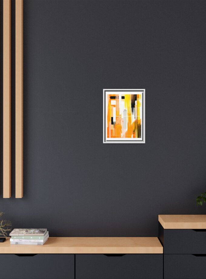 Liquid Gold Canvas, Framed