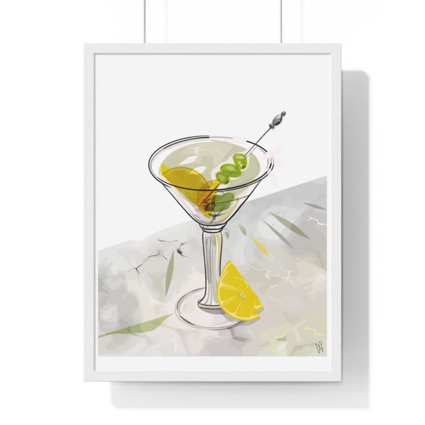 Dirty Martini Poster, Framed - Image 10