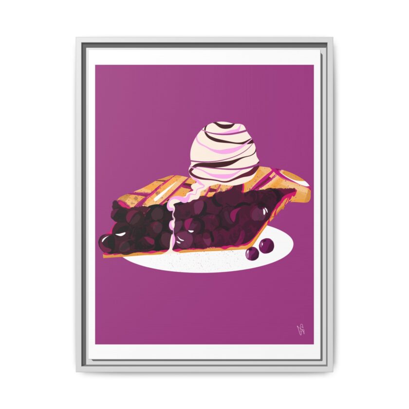 Blueberry Pie Canvas, Framed - Image 49