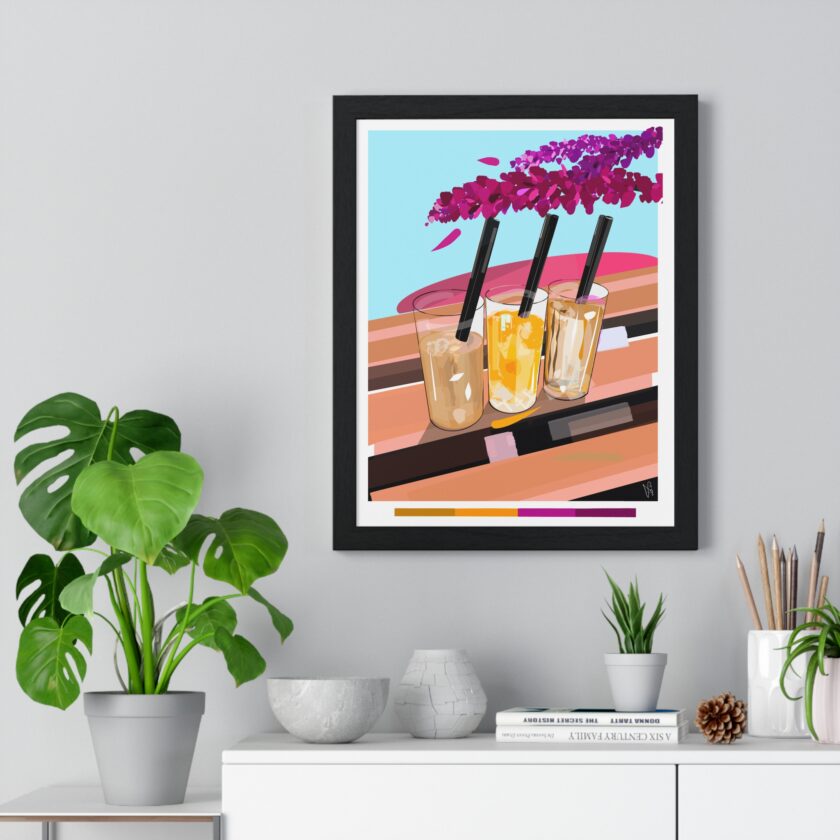 Under The Bugenvilija Poster, Framed - Image 2