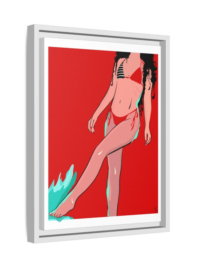 Budva Canvas, Framed