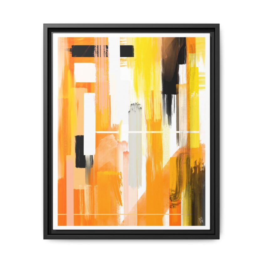 Liquid Gold Canvas, Framed - Image 9