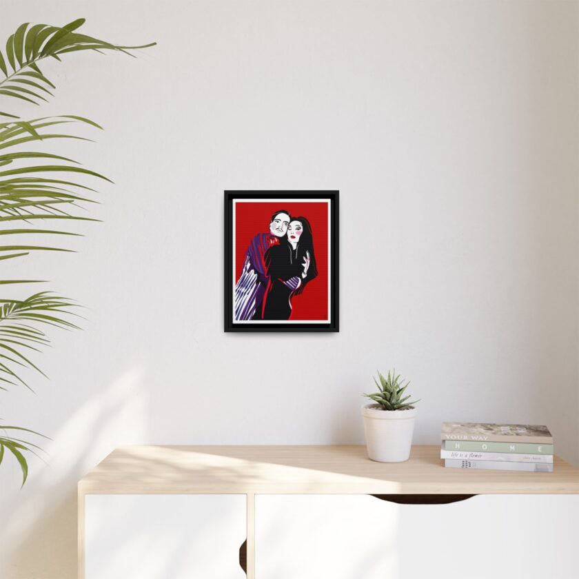 90' Bloody Halloween Canvas, Framed - Image 3
